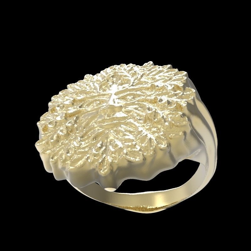 Nature face  3D print model_1