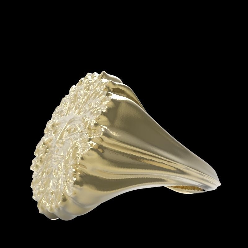 Nature face  3D print model_2