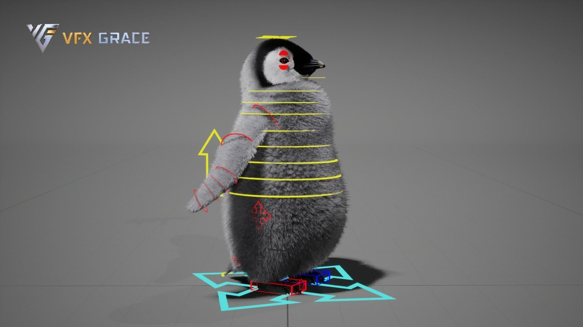 Emperor Penguin Baby  UE Character Asset 3D model_17