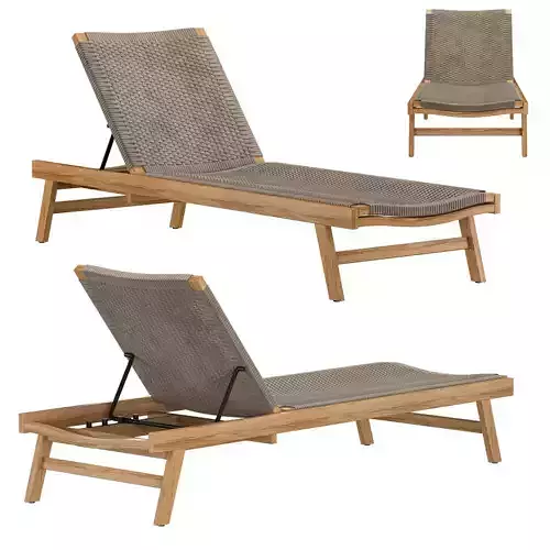 Delano Outdoor Chaise Lounge