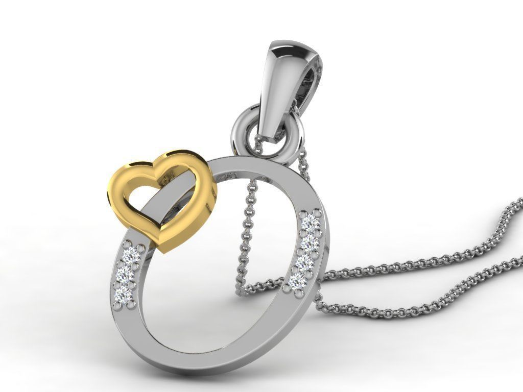 Alphabetical Elegance Pendants Unveiled 3D print model_14