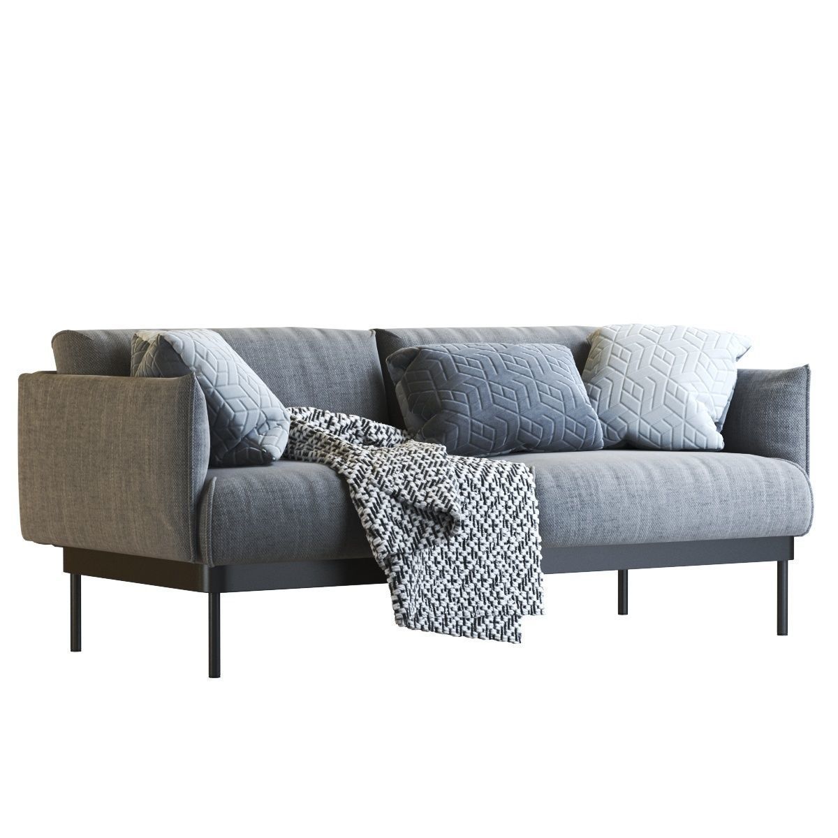 IKEA APPLARYD sofa 3D model_4
