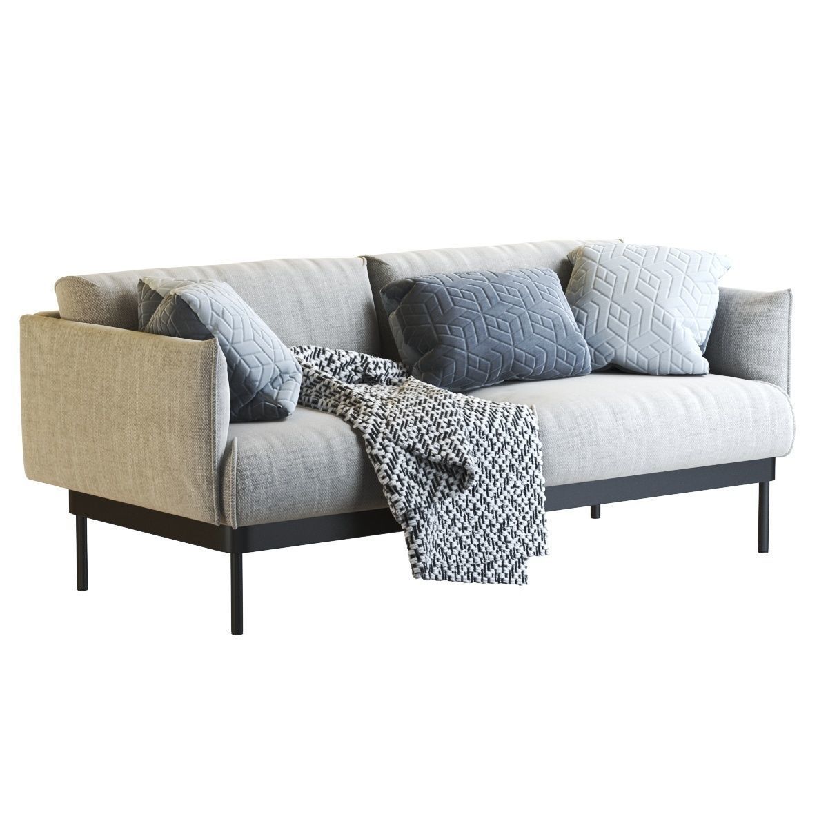 IKEA APPLARYD sofa 3D model_3