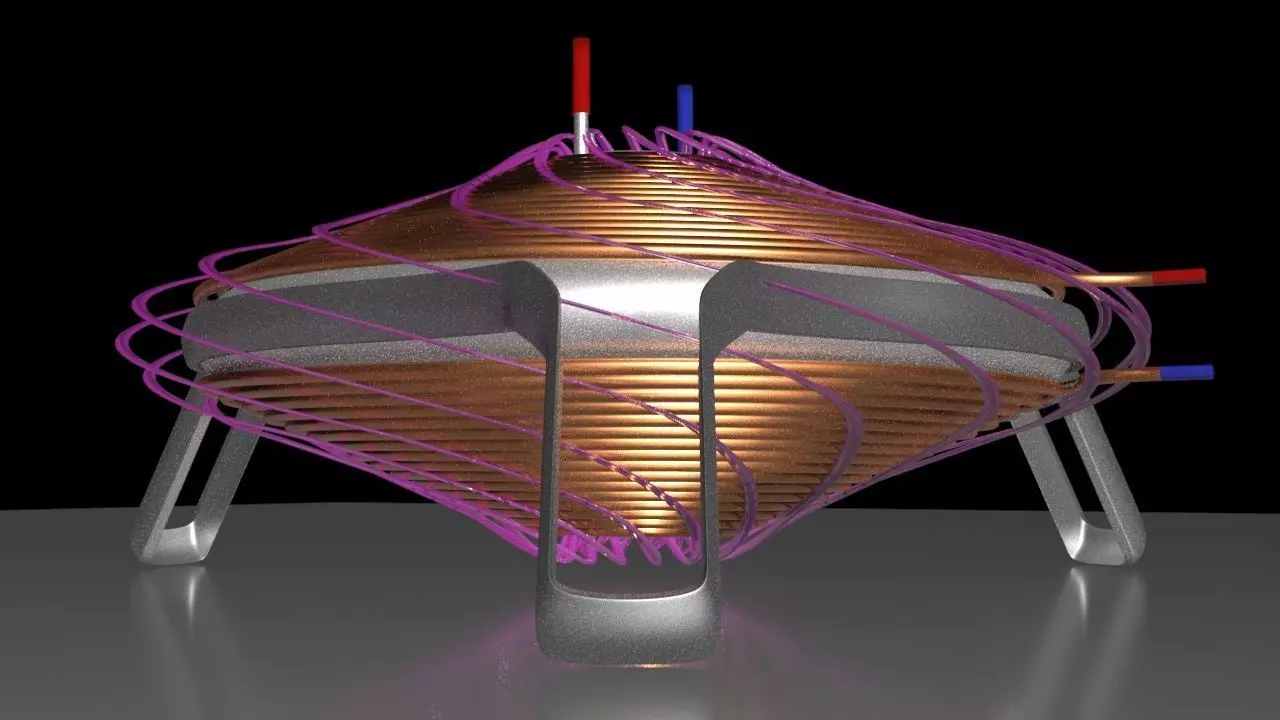 Electro Magnetic Induction Heater - Steam Engine - Concept 3D model_0
