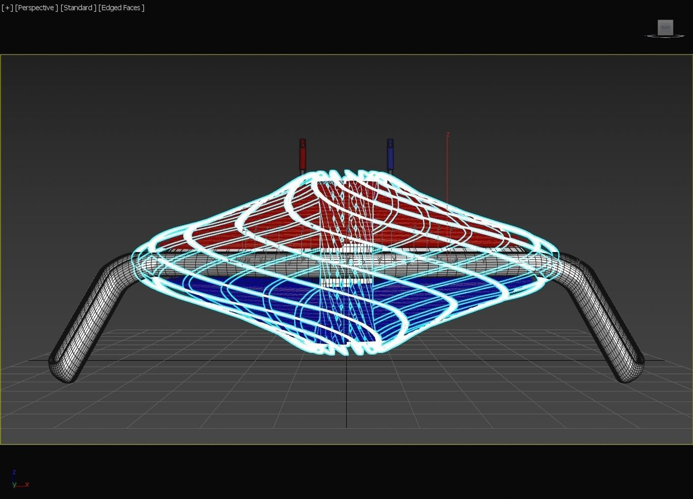 Electro Magnetic Induction Heater - Steam Engine - Concept 3D model_8