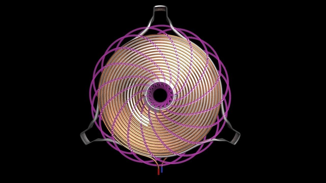 Electro Magnetic Induction Heater - Steam Engine - Concept 3D model_3