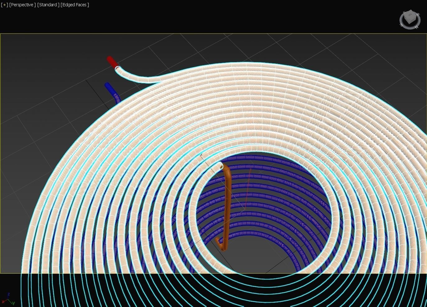 Electro Magnetic Induction Heater - Steam Engine - Concept 3D model_14