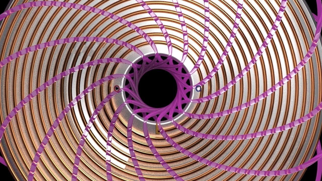 Electro Magnetic Induction Heater - Steam Engine - Concept 3D model_4