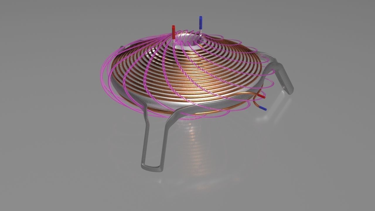 Electro Magnetic Induction Heater - Steam Engine - Concept 3D model_5
