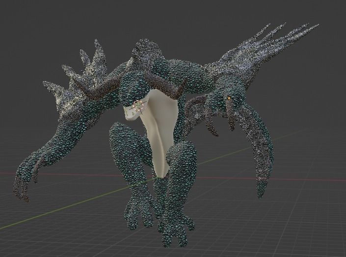 Stone thing 3D model_2