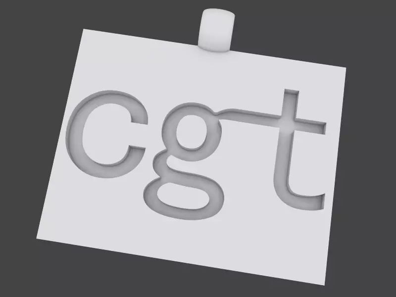 CGT Pendant Free 3D print model