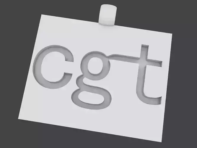 CGT Pendant Free 3D print model