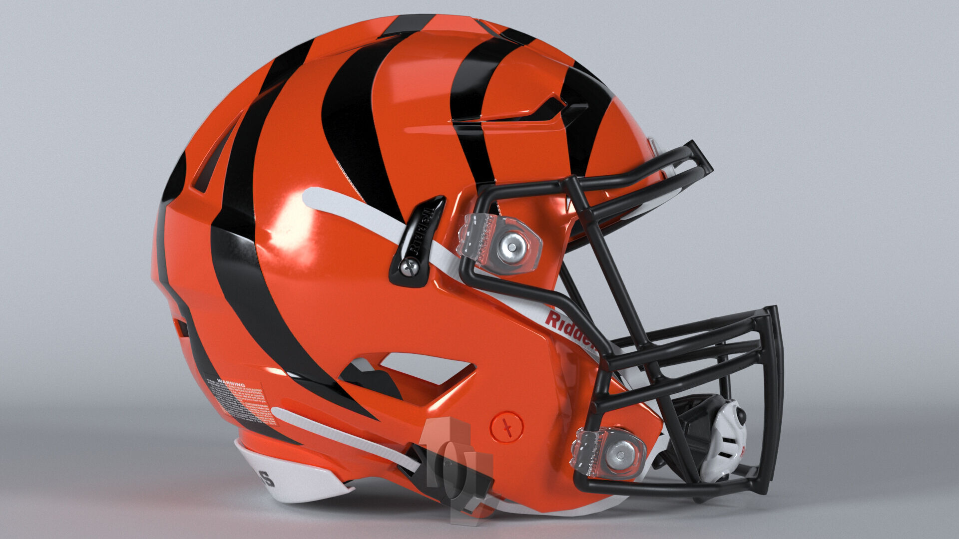 CINCINNATI BENGALS Helmet Football AFC NORTH PBR updated 2025 3D model_3