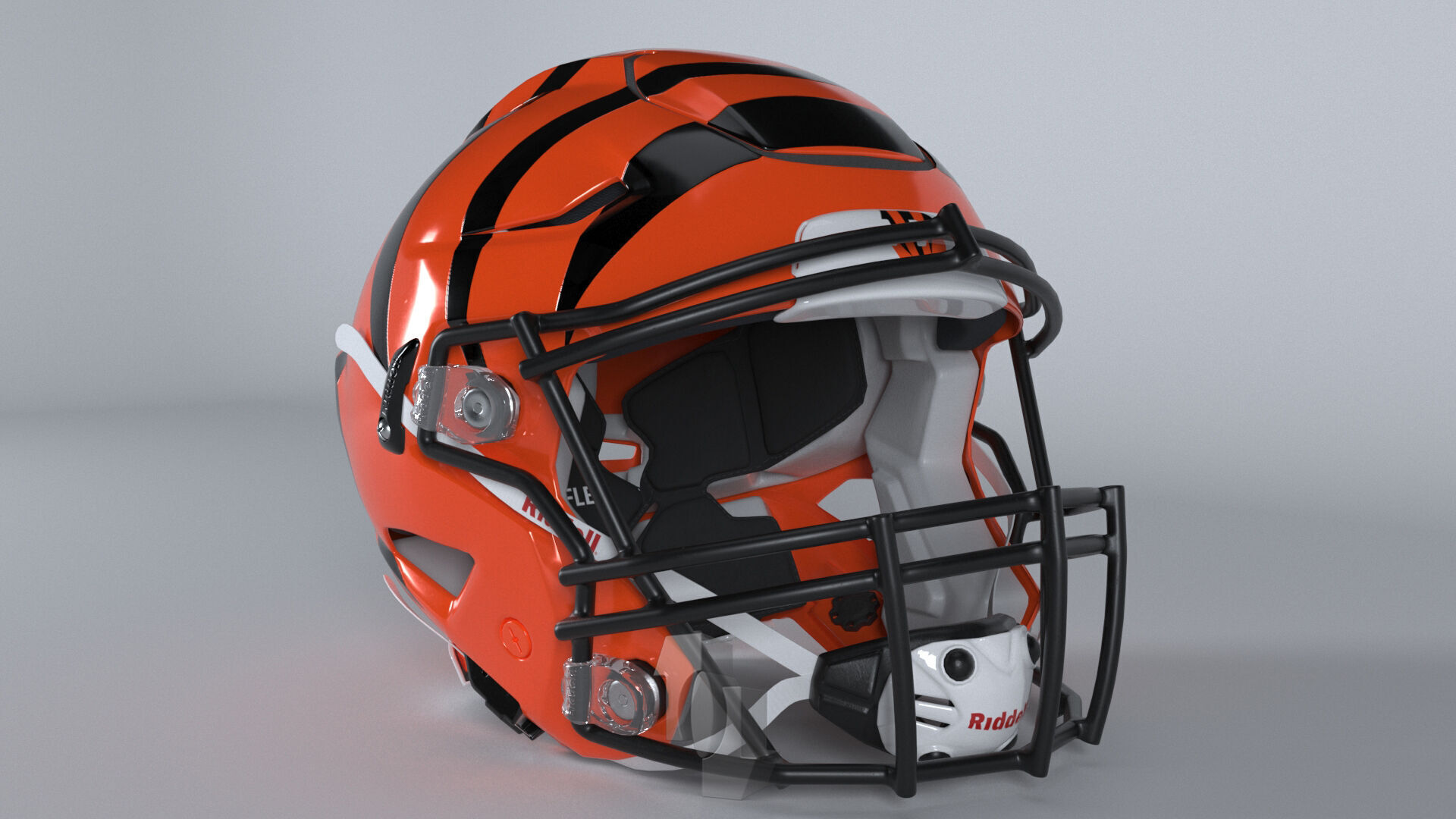 CINCINNATI BENGALS Helmet Football AFC NORTH PBR updated 2025 3D model_4