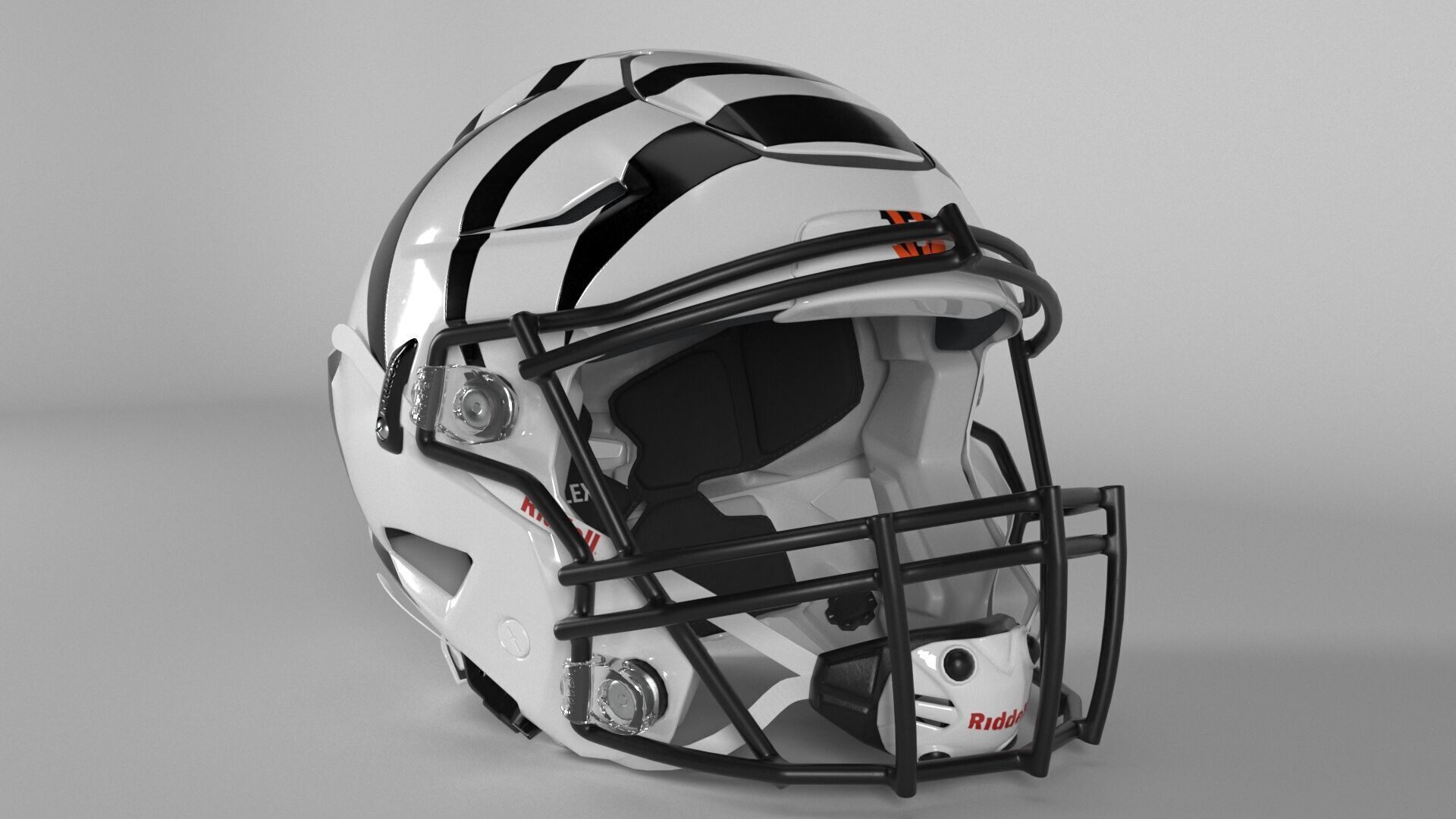 CINCINNATI BENGALS Helmet Football AFC NORTH PBR updated 2025 3D model_1