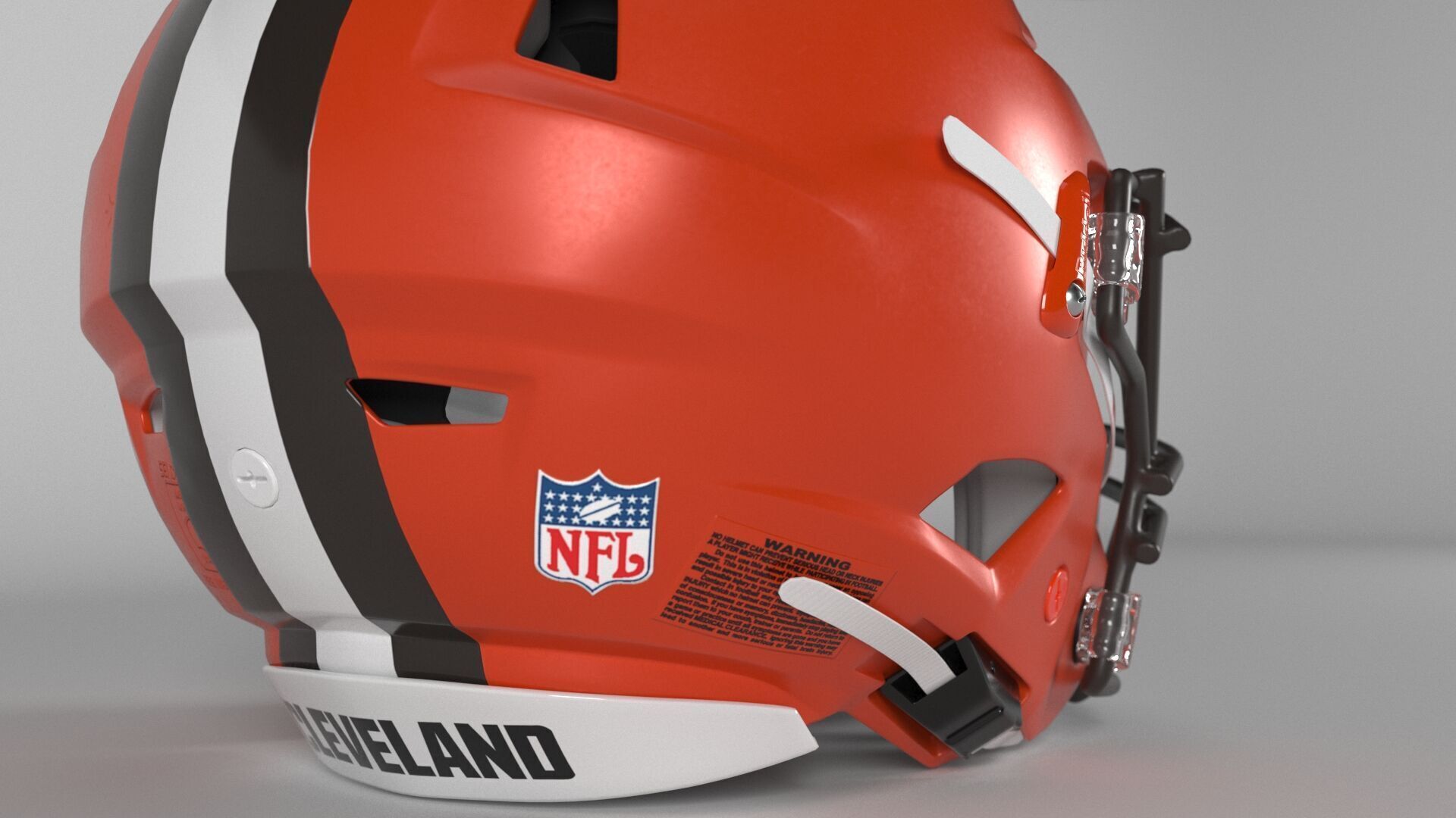 CLEVELAND BROWNS Helmet Football AFC NORTH PBR updated 2025 3D model_3