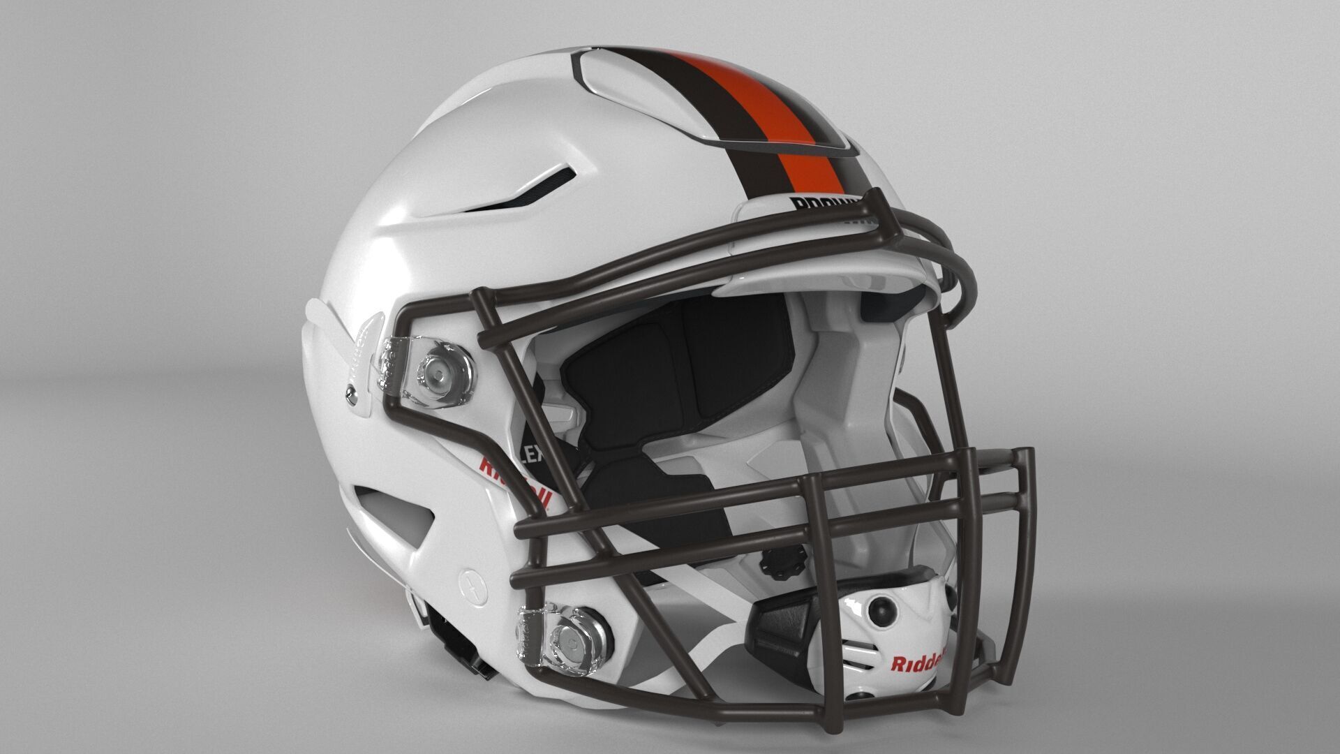 CLEVELAND BROWNS Helmet Football AFC NORTH PBR updated 2025 3D model_1