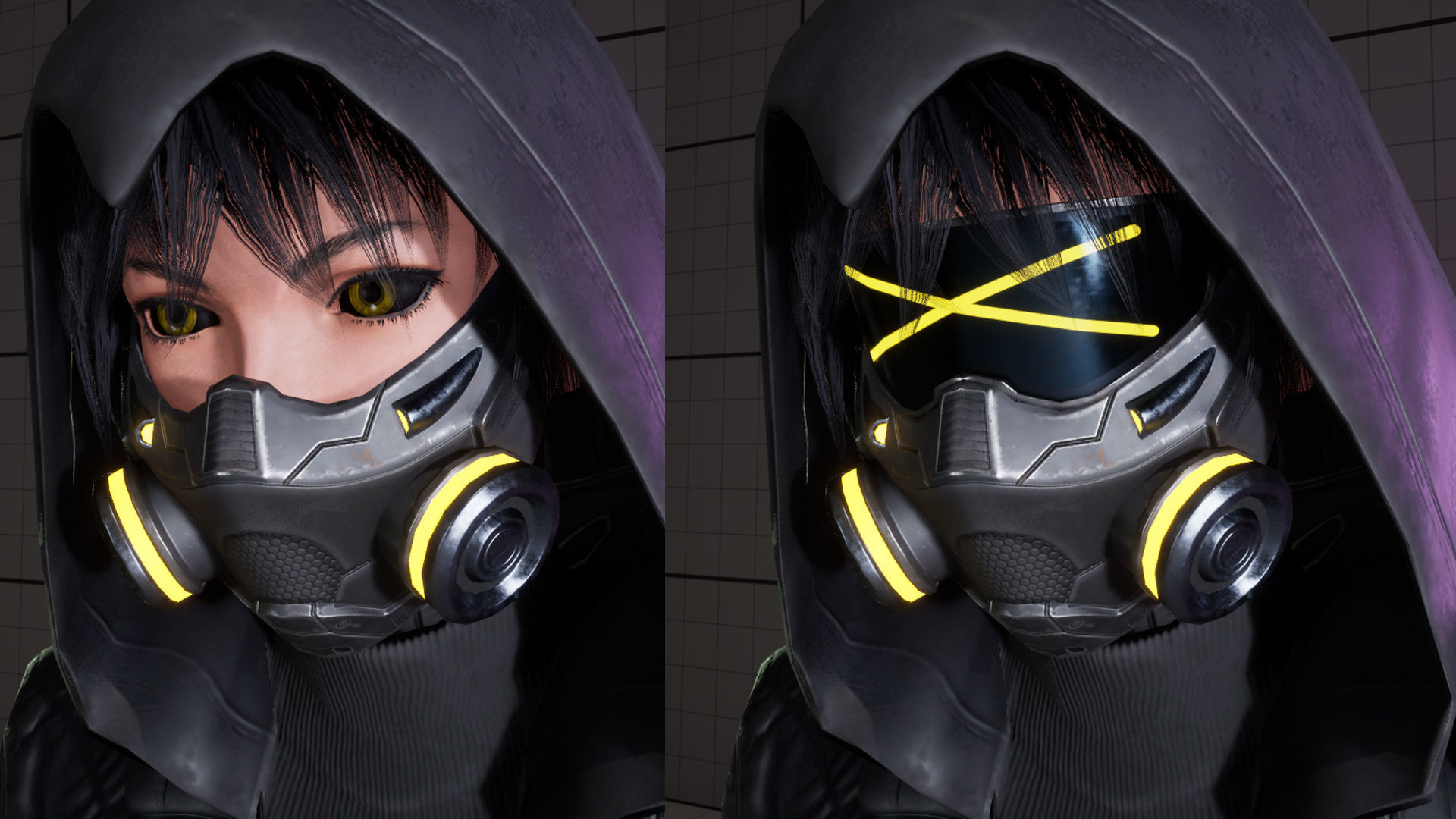 Fantasy Cyber Assassins Low-poly 3D model_5