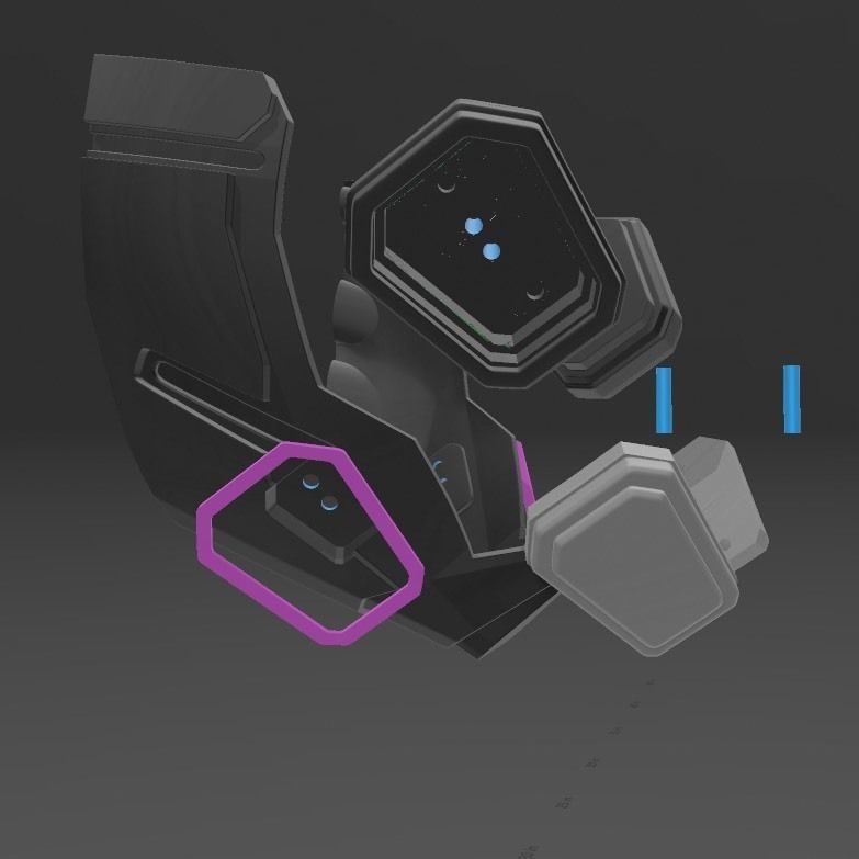 3d Files- Miles Prowler Mask and Collar 3D model_7