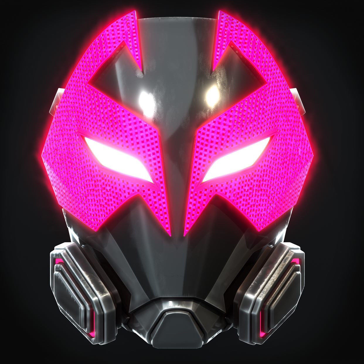 3d Files- Miles Prowler Mask and Collar 3D model_10