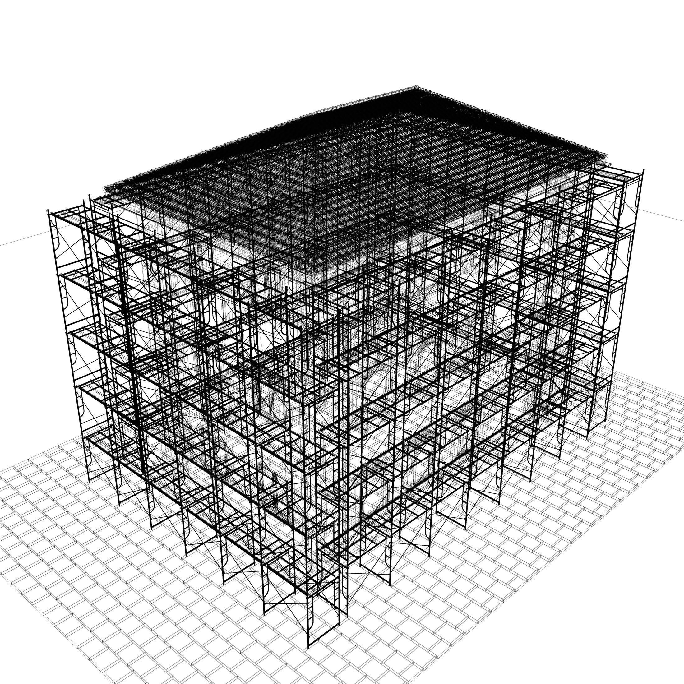 Building in construction 2346 3D model_8