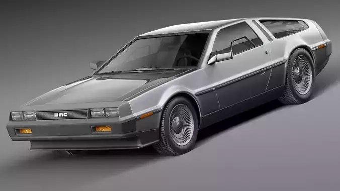 DeLorean DMC-12 3D model