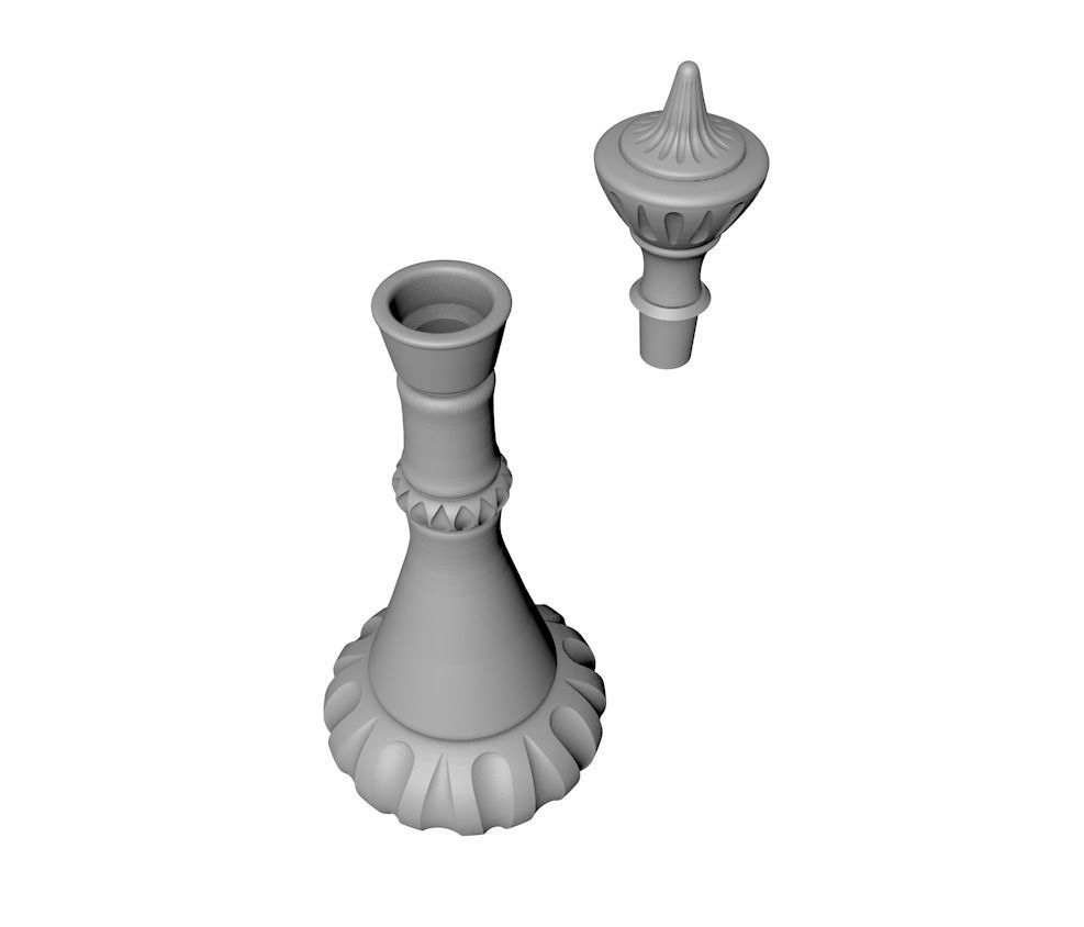 I Dream of Jeannie bottle 3D print model_10