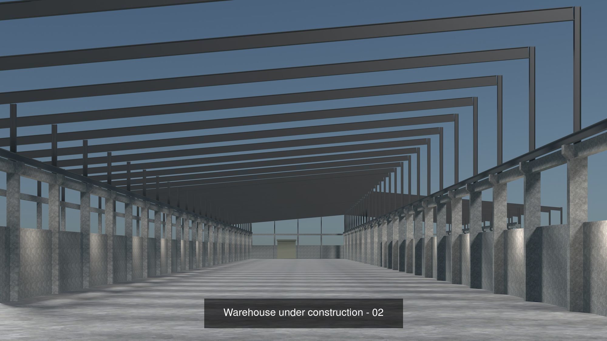 Buildings under construction set 01 3D Model Collection_5