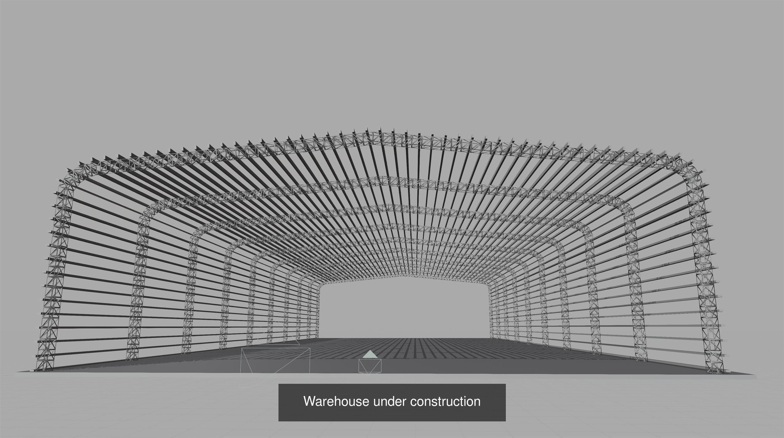 Buildings under construction set 01 3D Model Collection_1