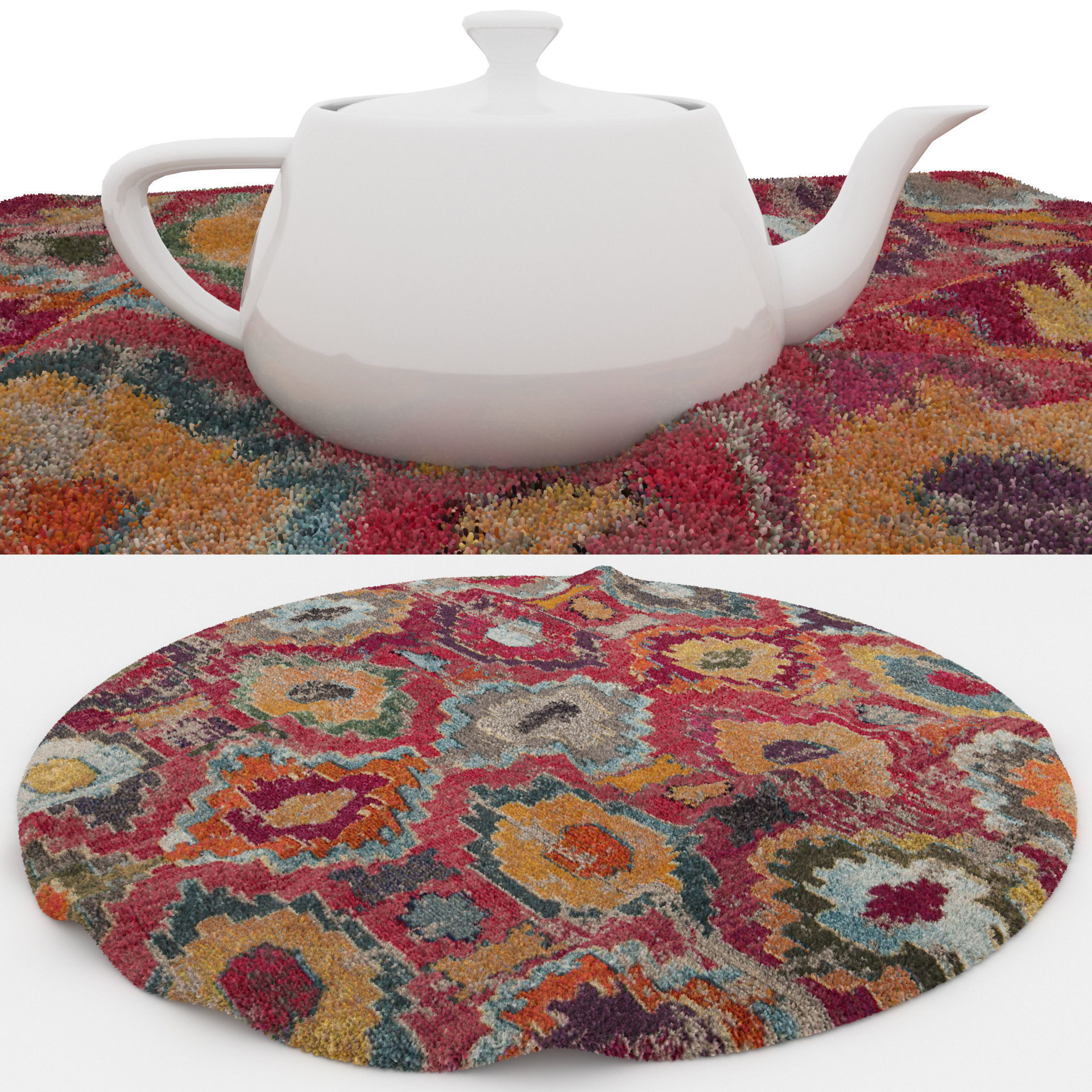 Rugs No 944 Low-poly 3D model_1