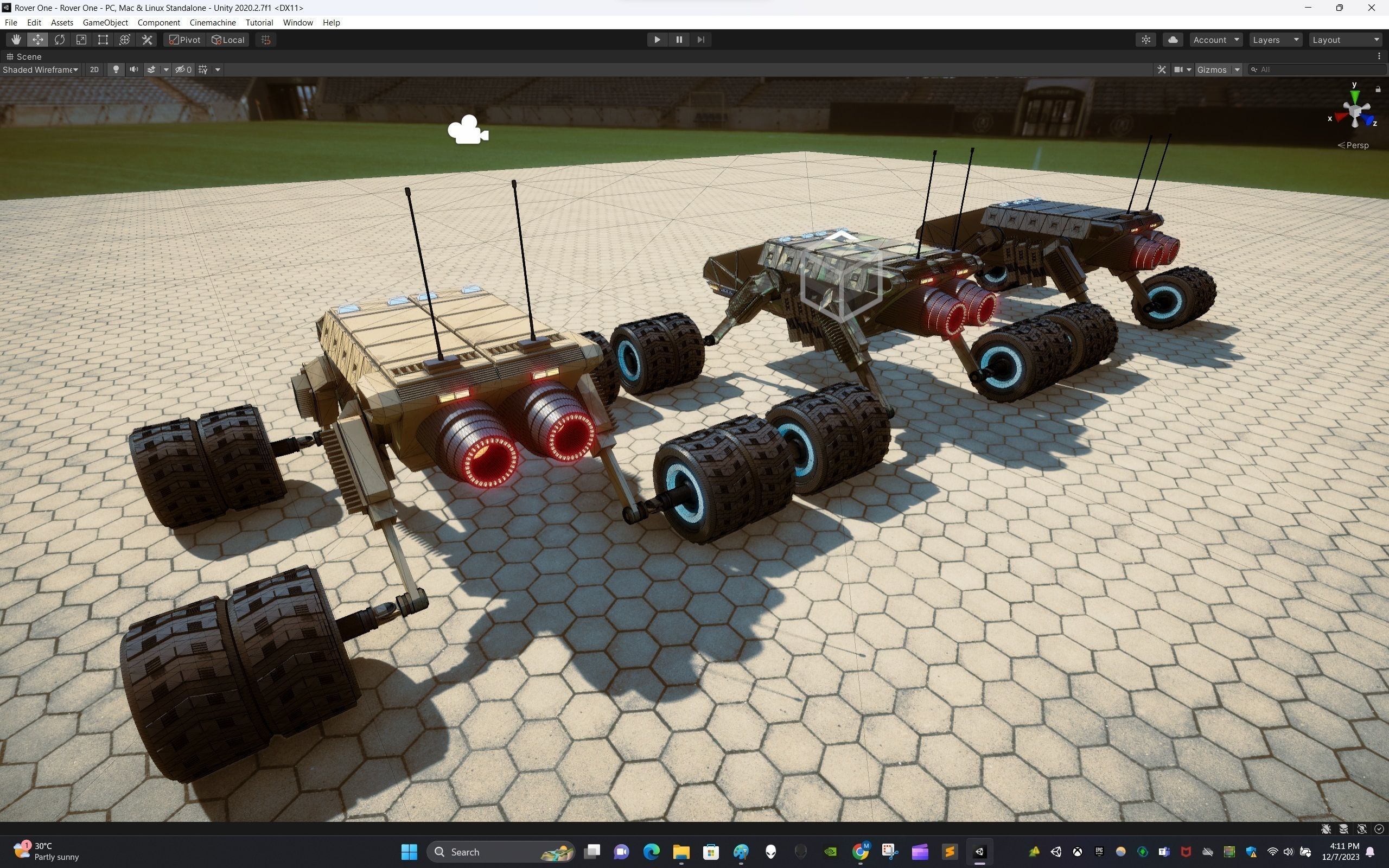 Rover One Low-poly 3D model_20