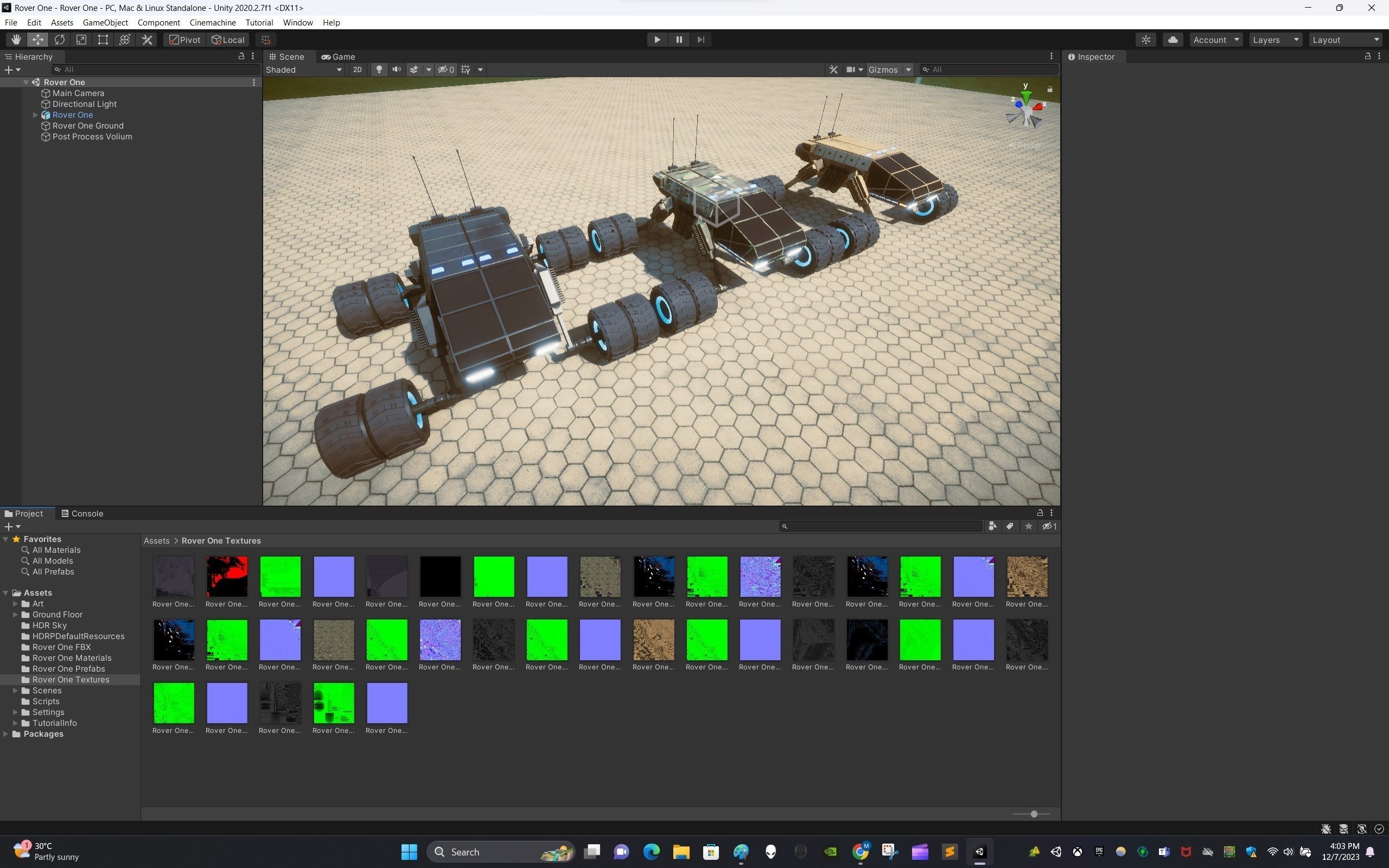 Rover One Low-poly 3D model_13