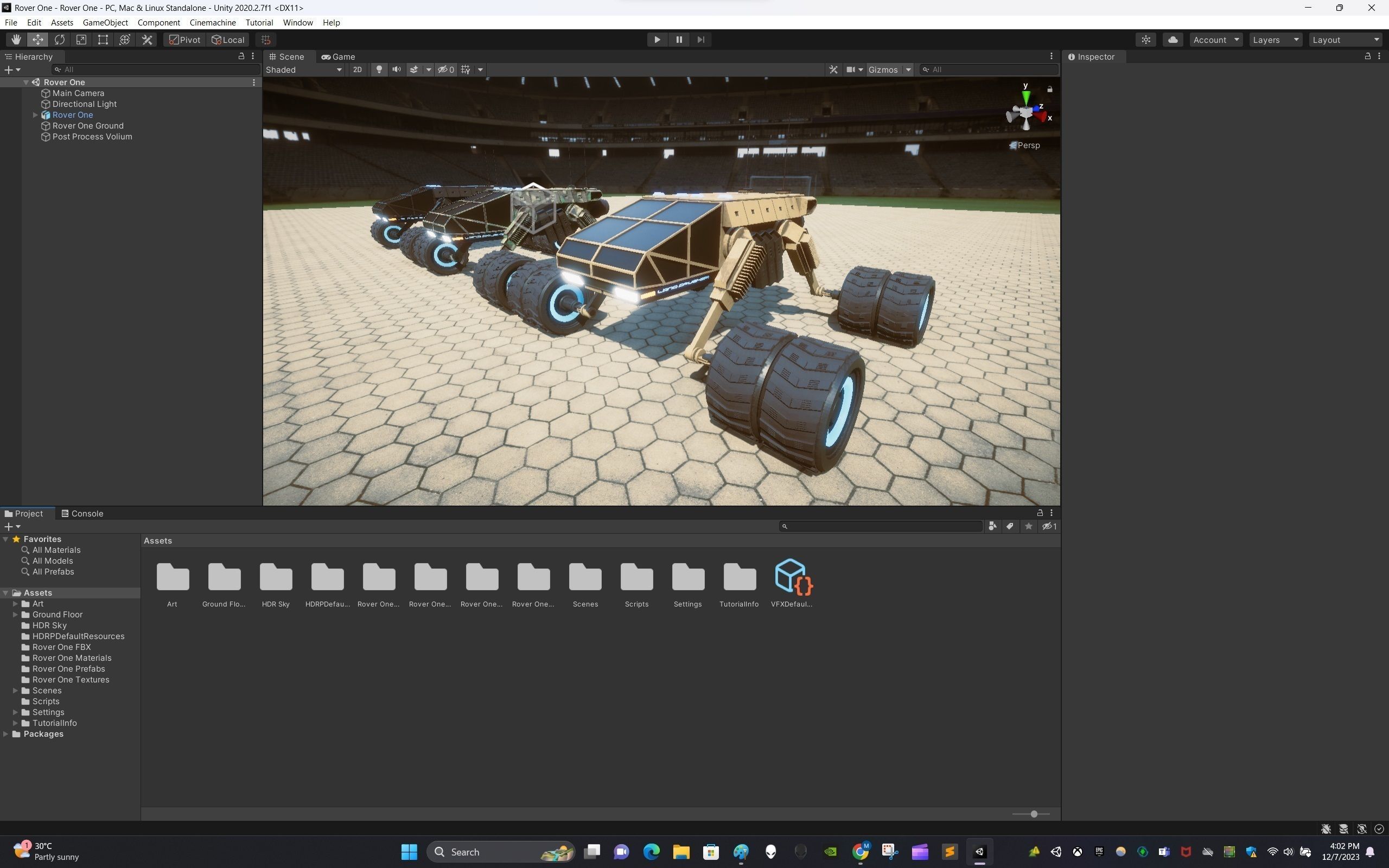 Rover One Low-poly 3D model_12