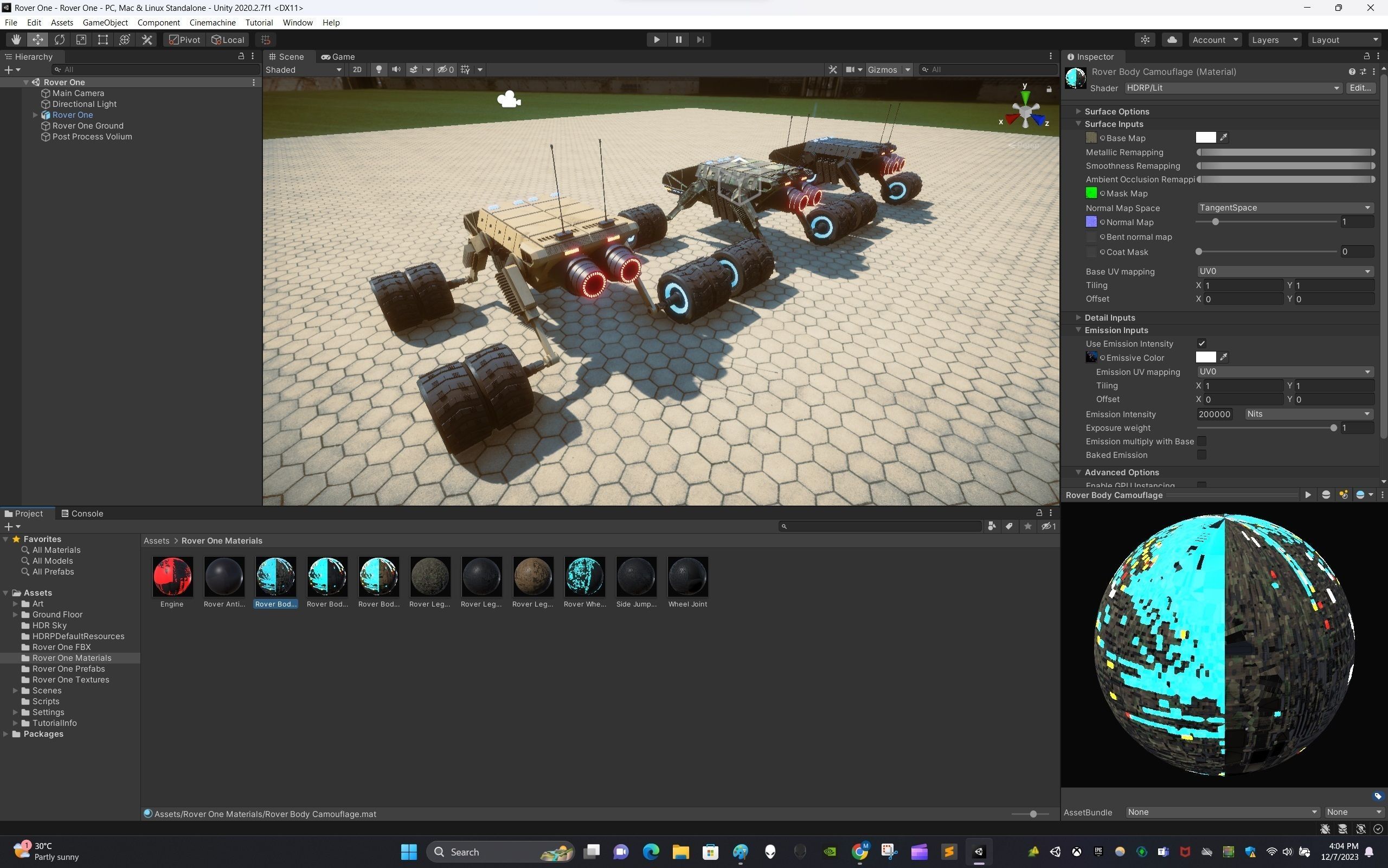 Rover One Low-poly 3D model_14