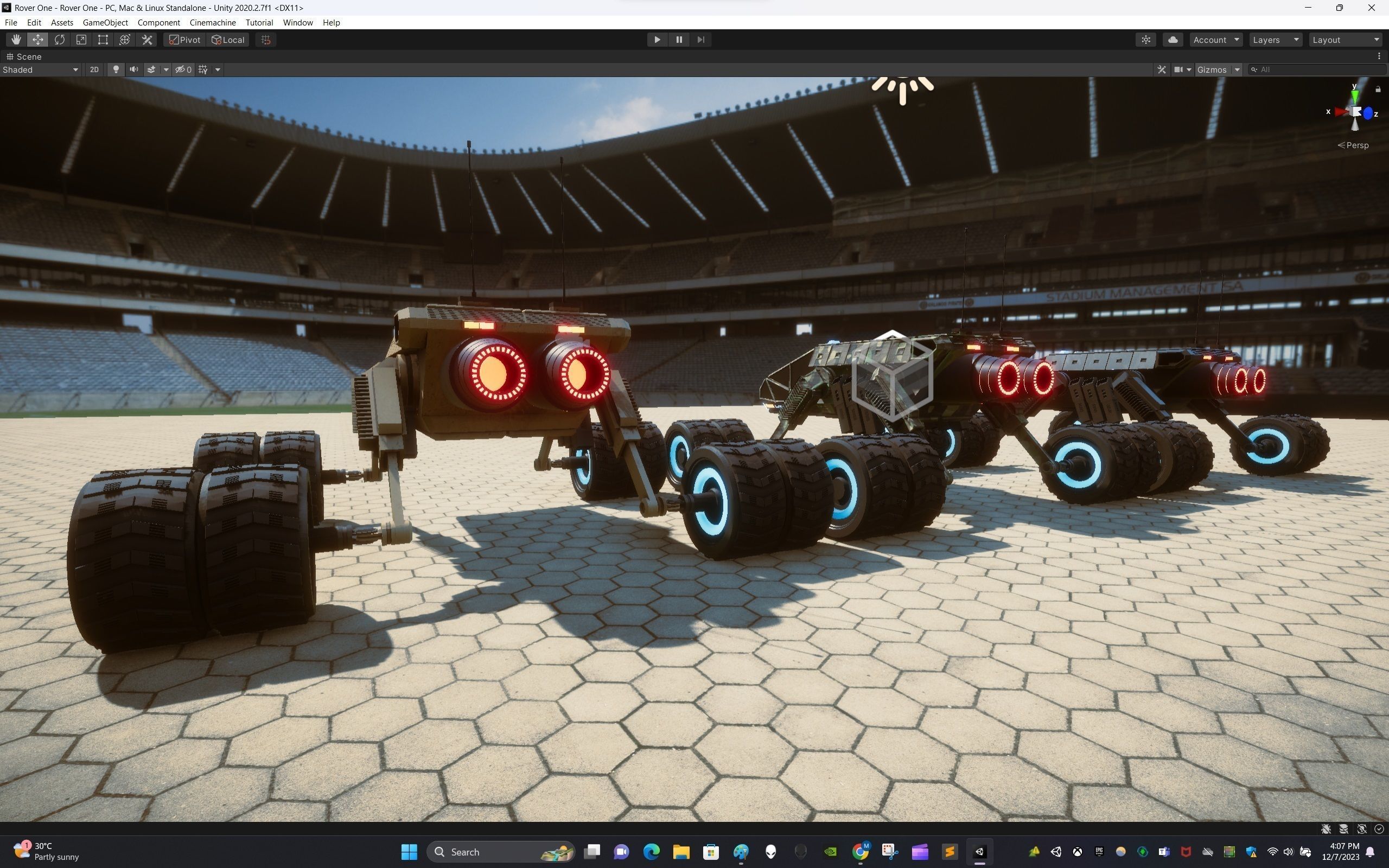 Rover One Low-poly 3D model_17