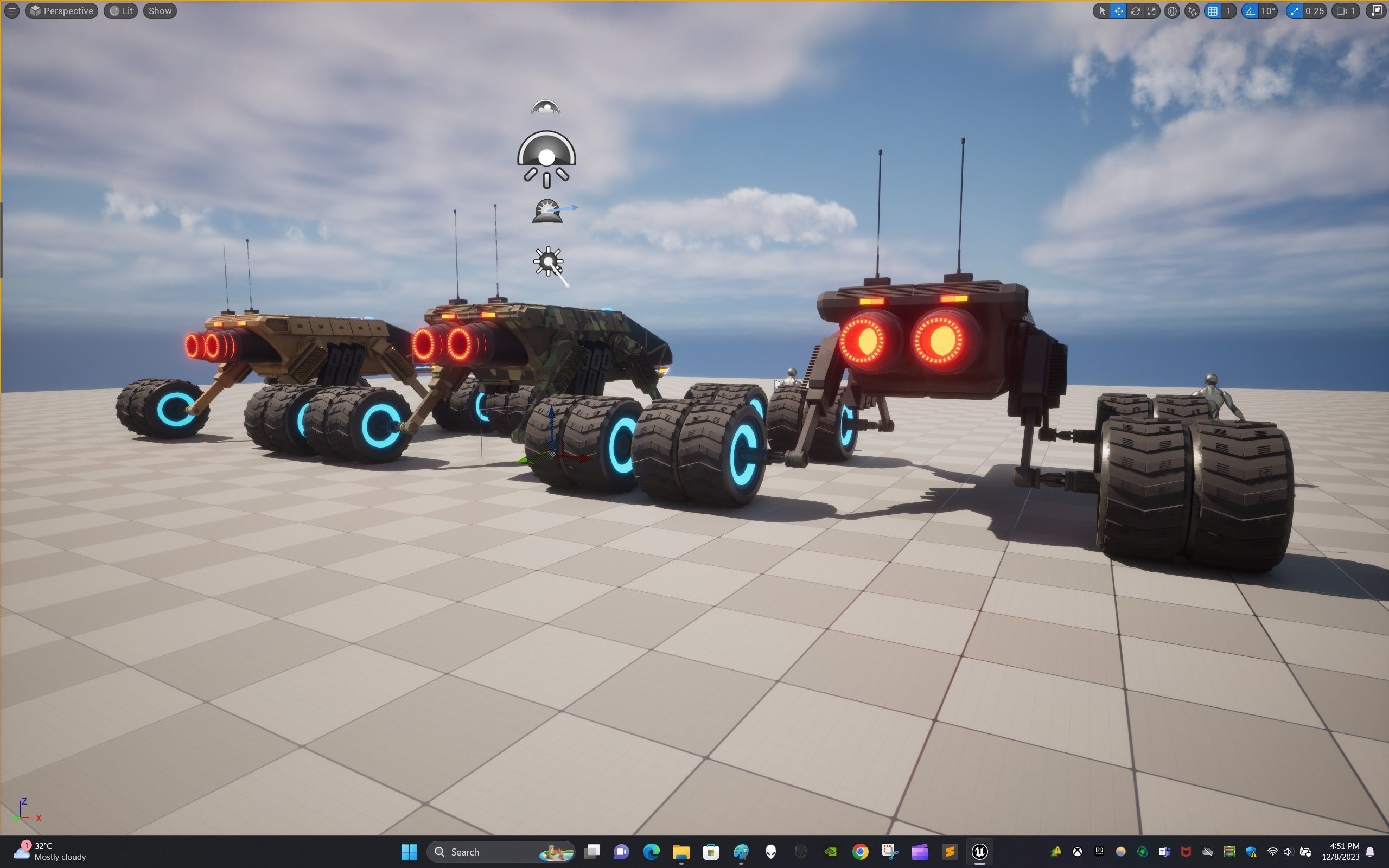 Rover One Low-poly 3D model_27