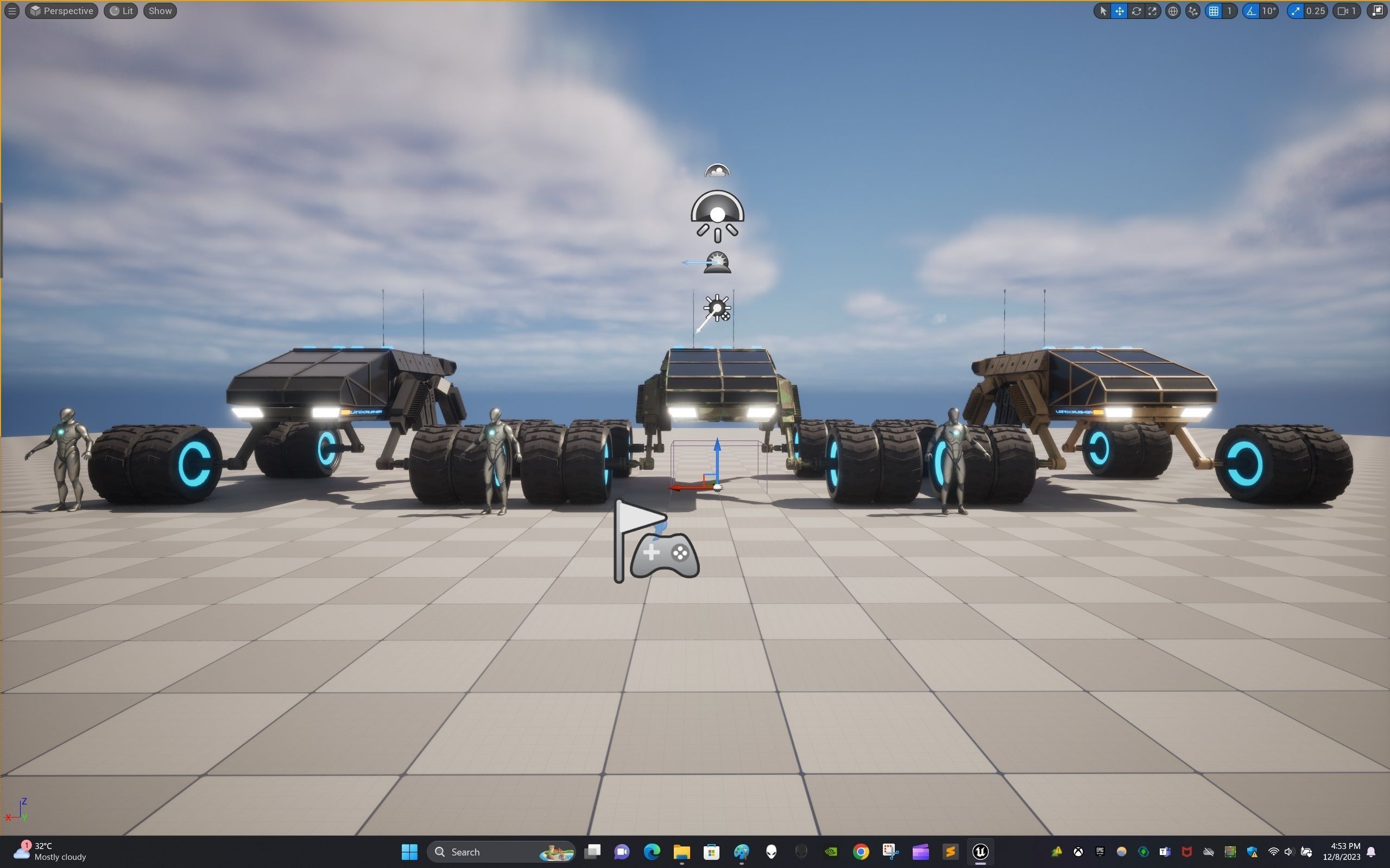 Rover One Low-poly 3D model_30