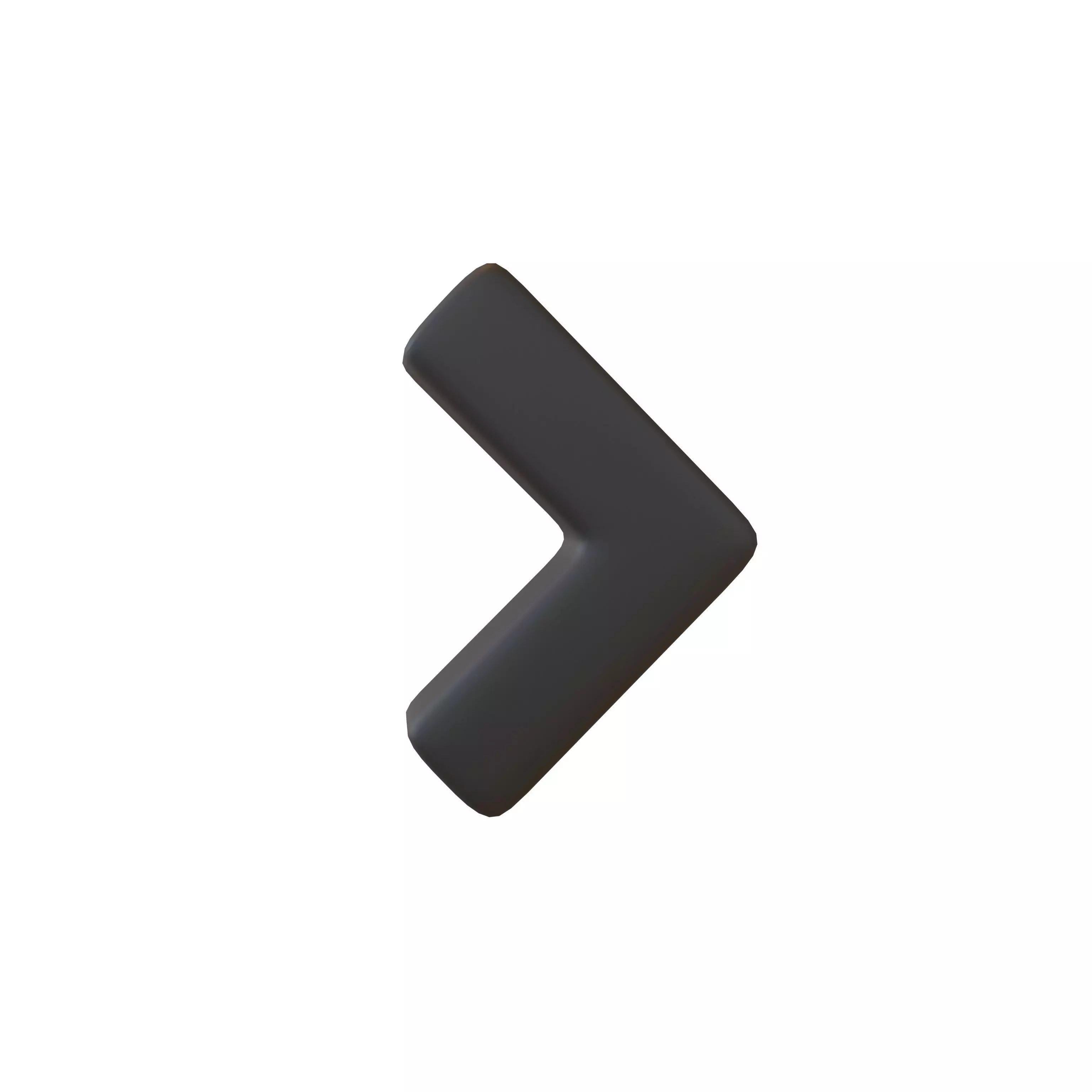 Arrow Symbol v1 001 Low-poly 3D model_0