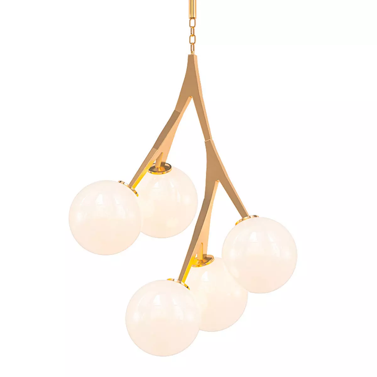 Five Light 3D model_0