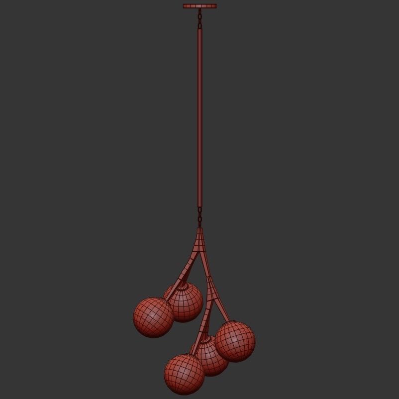 Five Light 3D model_1