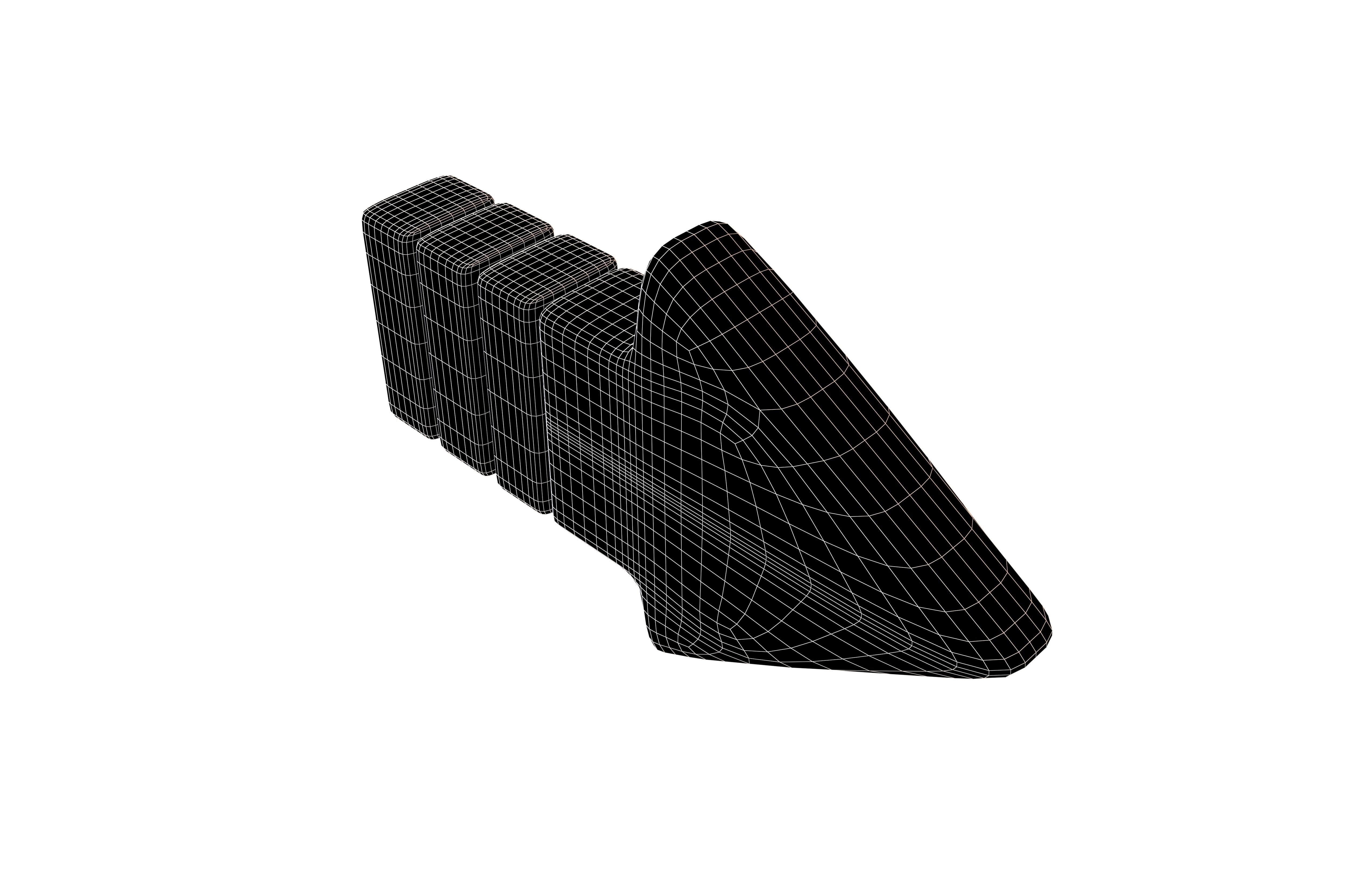 Arrow Symbol v3 001 Low-poly 3D model_6