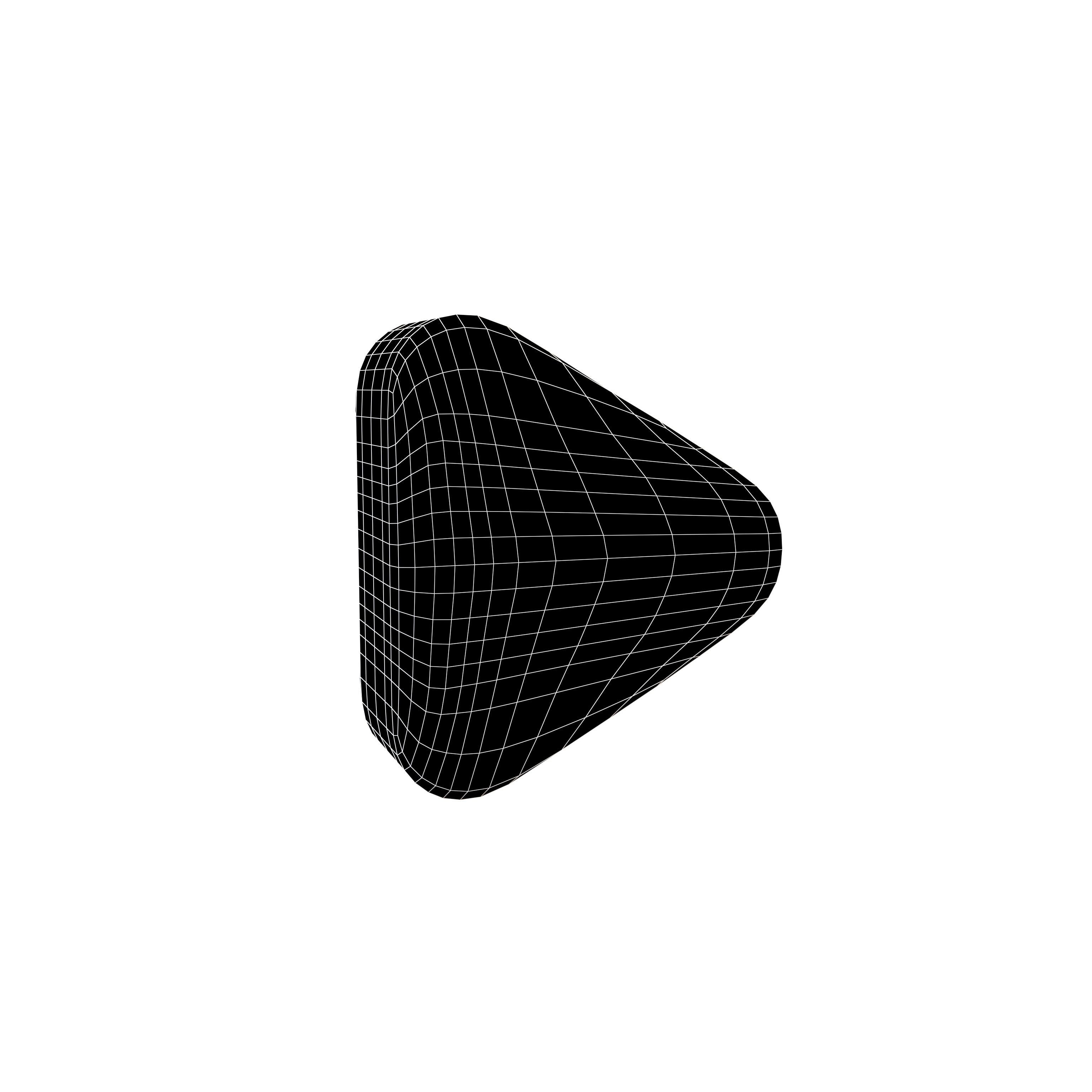 Arrow Symbol v4 001 Low-poly 3D model_6