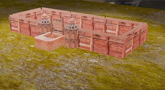 Red Fort 3d model 3D model