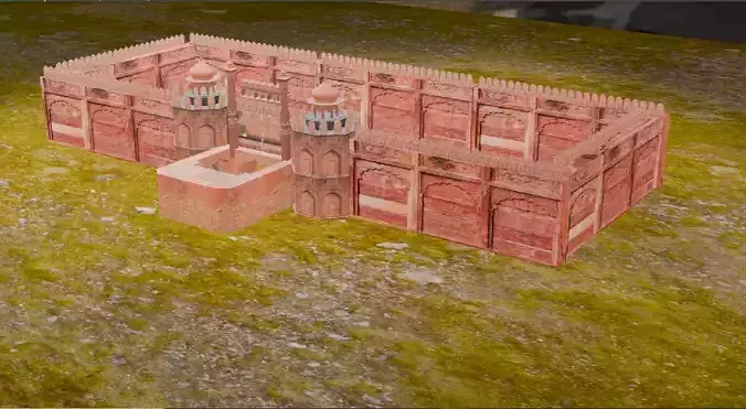 Red Fort 3d model