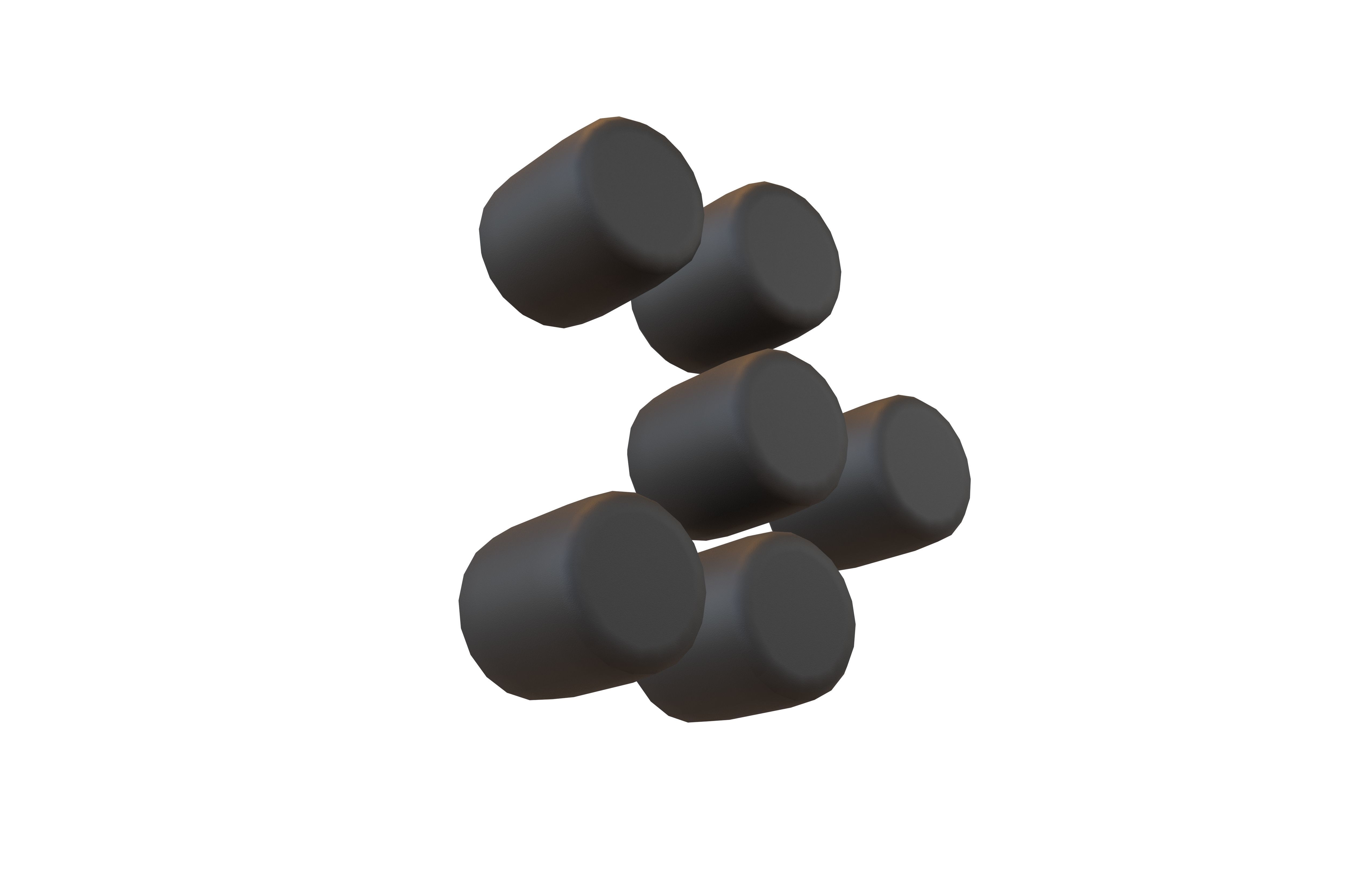 Arrow Dotted Style Symbol V2 001 Low-poly 3D model_3