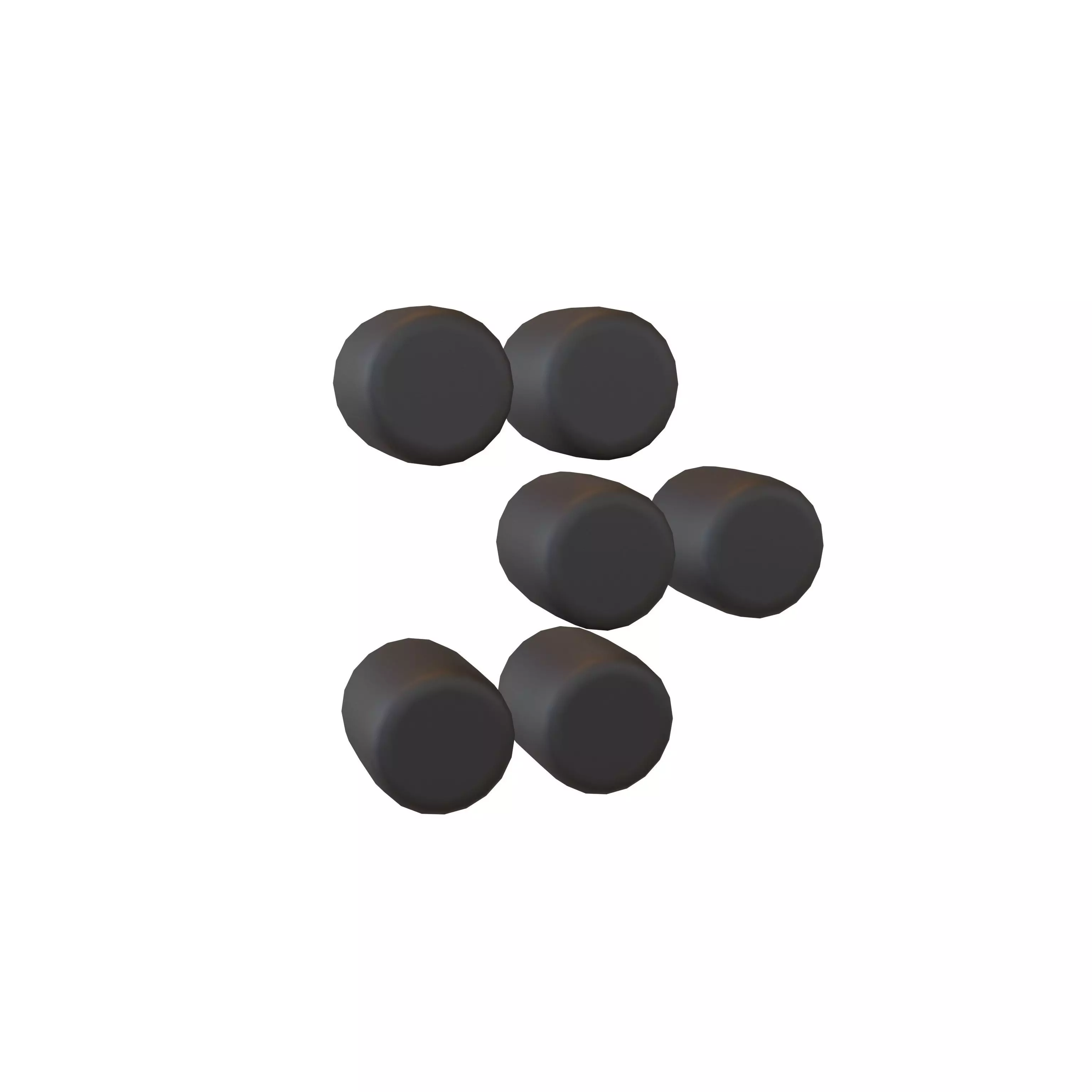 Arrow Dotted Style Symbol V2 001 Low-poly 3D model_0