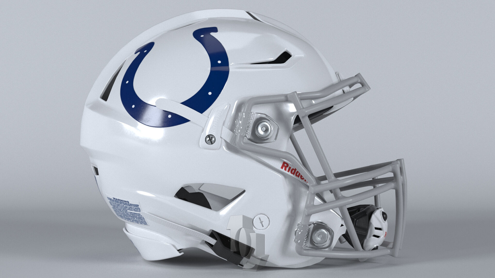 INDIANAPOLIS COLTS Helmet Football AFC SOUTH PBR updated 2025 3D model_2