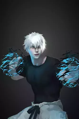 Satoru Gojo x Toji Outfit 3D model