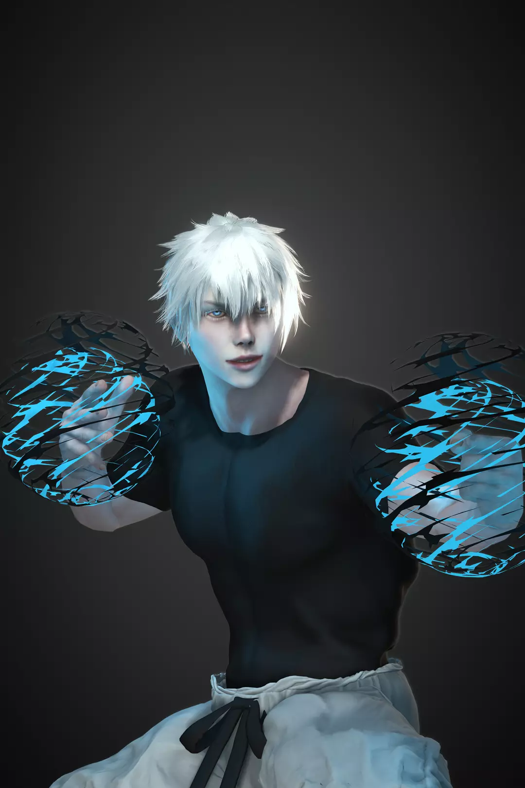 Satoru Gojo x Toji Outfit 3D model_0