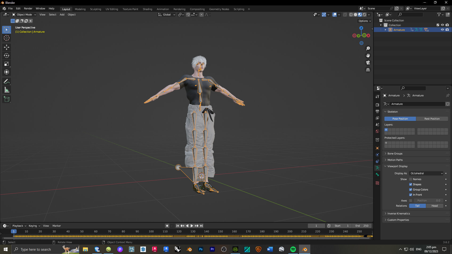 Satoru Gojo x Toji Outfit 3D model_4